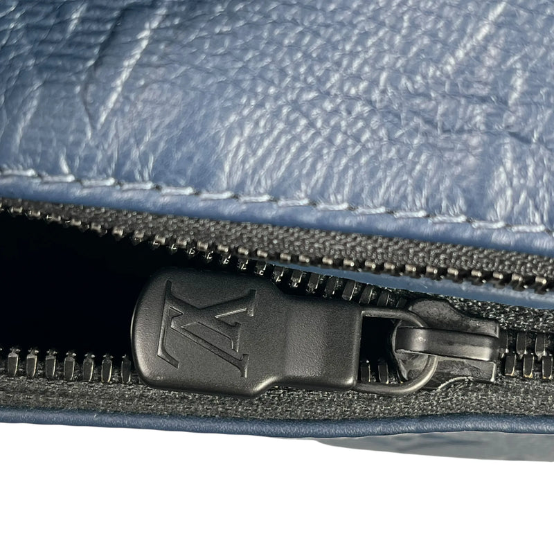 Louis Vuitton モノグラム シャドウ ディスカバリー バムバッグ ボディバッグ - ネイビー