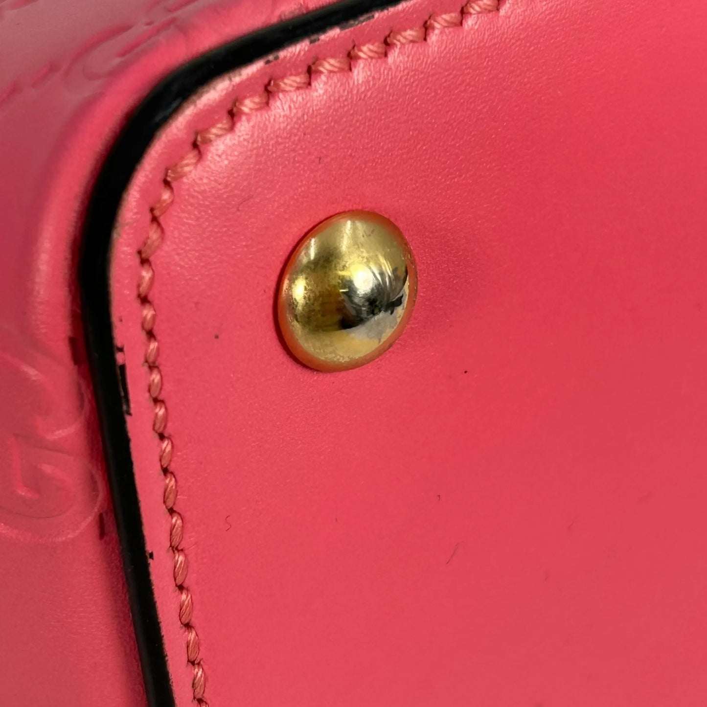 GUCCI グッチシマ レザー ハンドバッグ ショルダーバッグ - ピンク