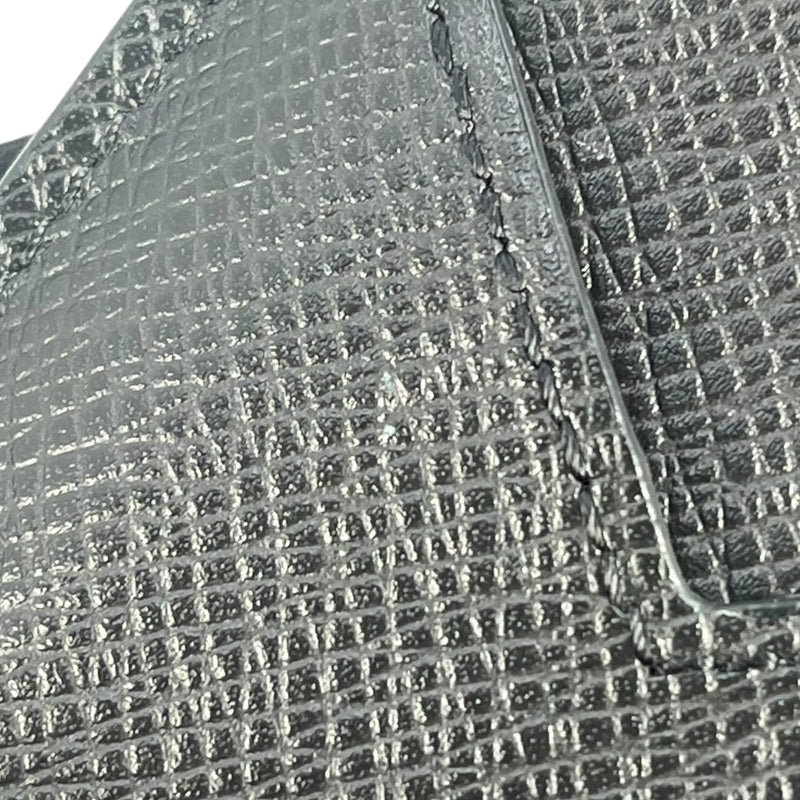 LOUIS VUITTON タイガ レザー カードケース コインケース - ブラック