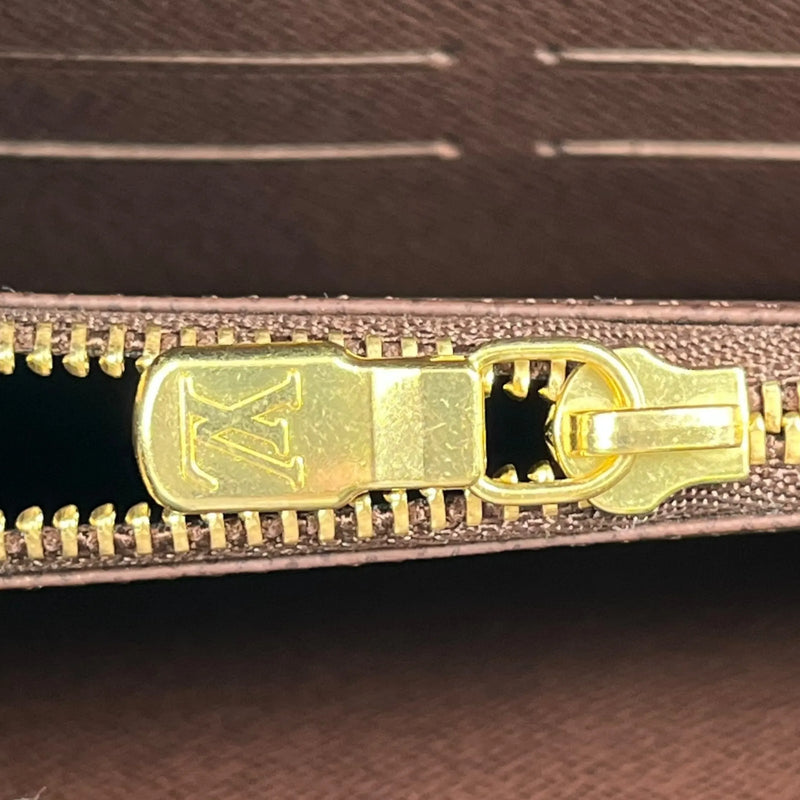 Louis Vuitton Sarah Damier Ebene Portefeuille Long Wallet - Brown 