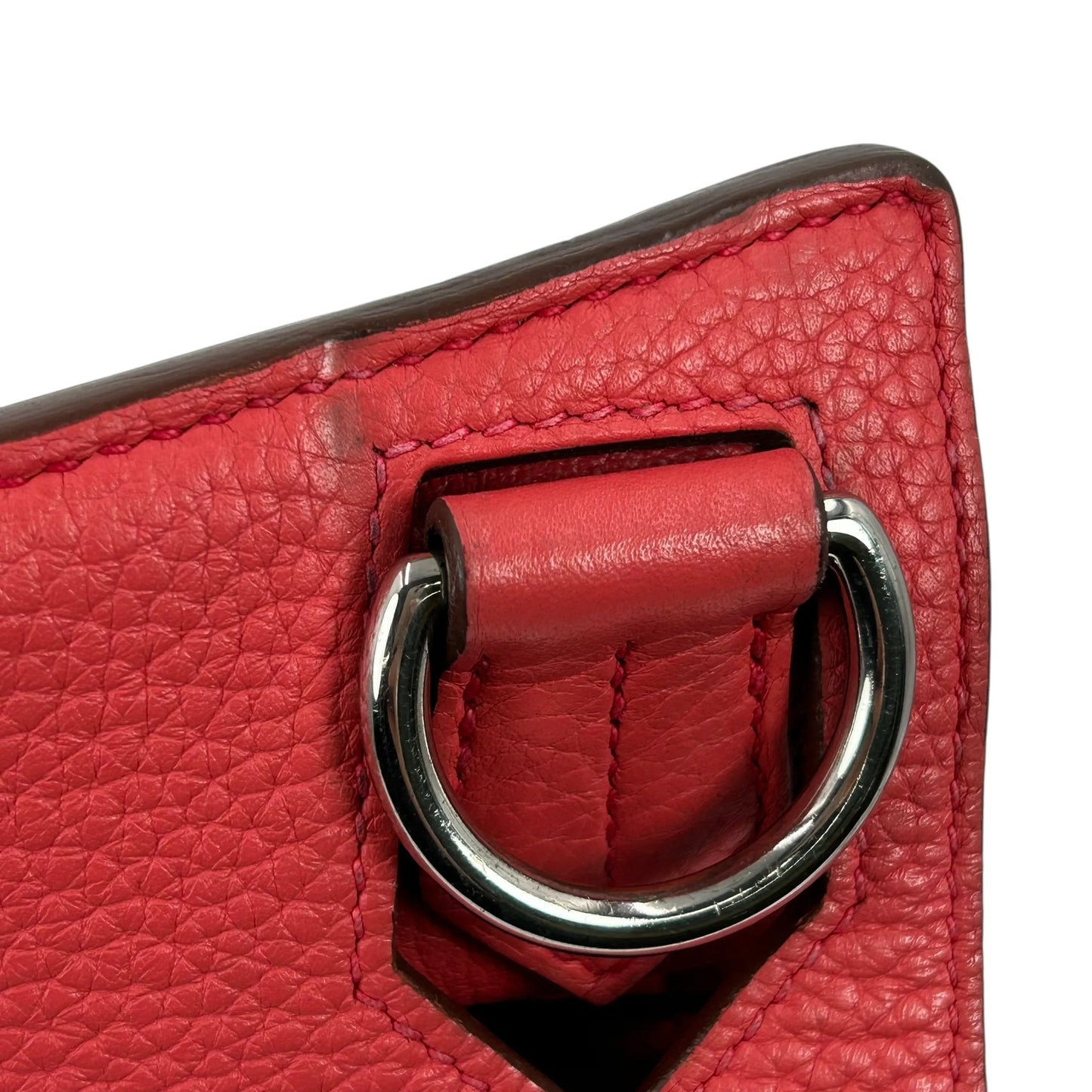 Hermès Gypsiere 37 Shoulder Bag in Taurillon Clemence Leather with N Stamp (2010) - Red 
