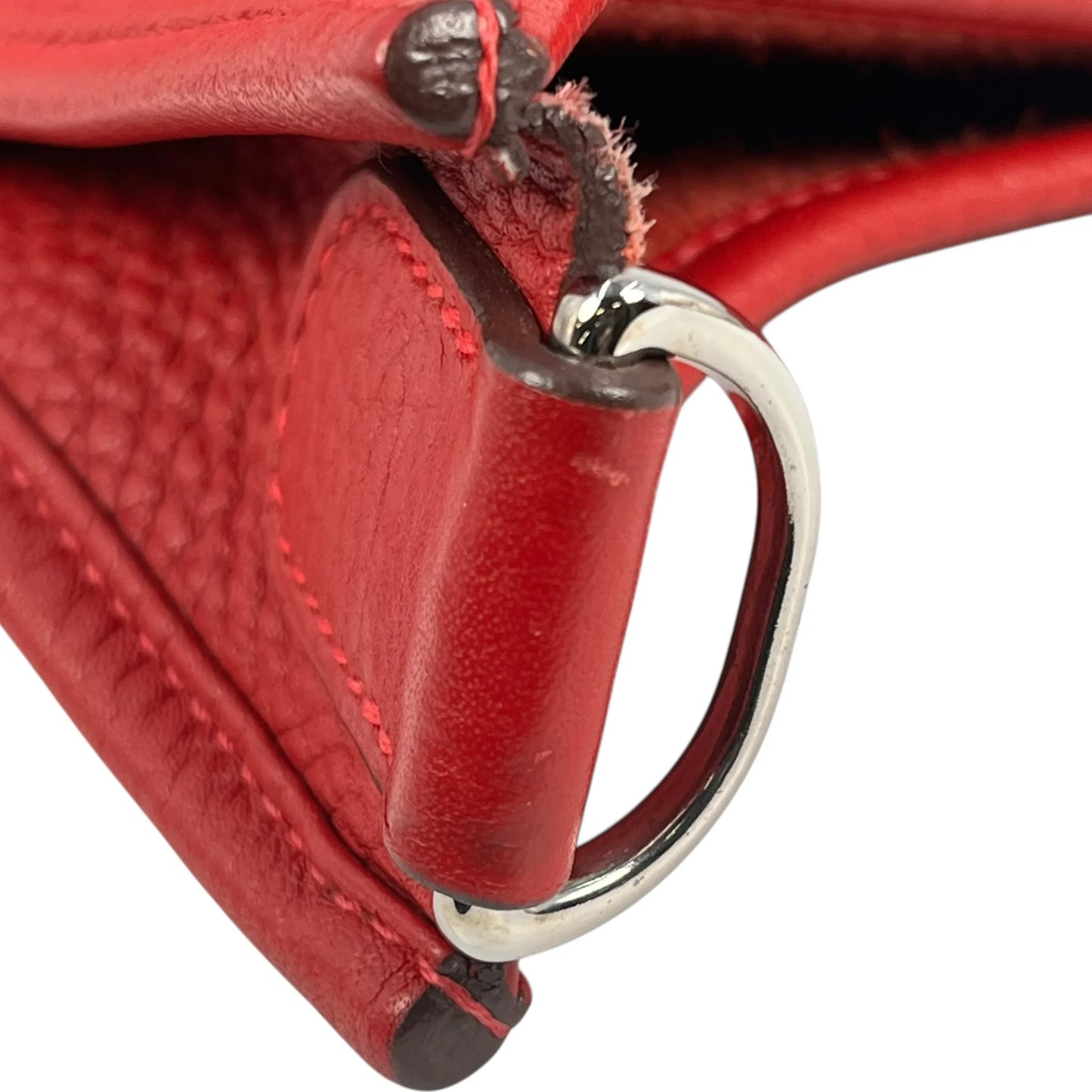 Hermès エヴリン3 PM トリヨンクレマンス T刻印（2015年製） ショルダーバッグ - レッド