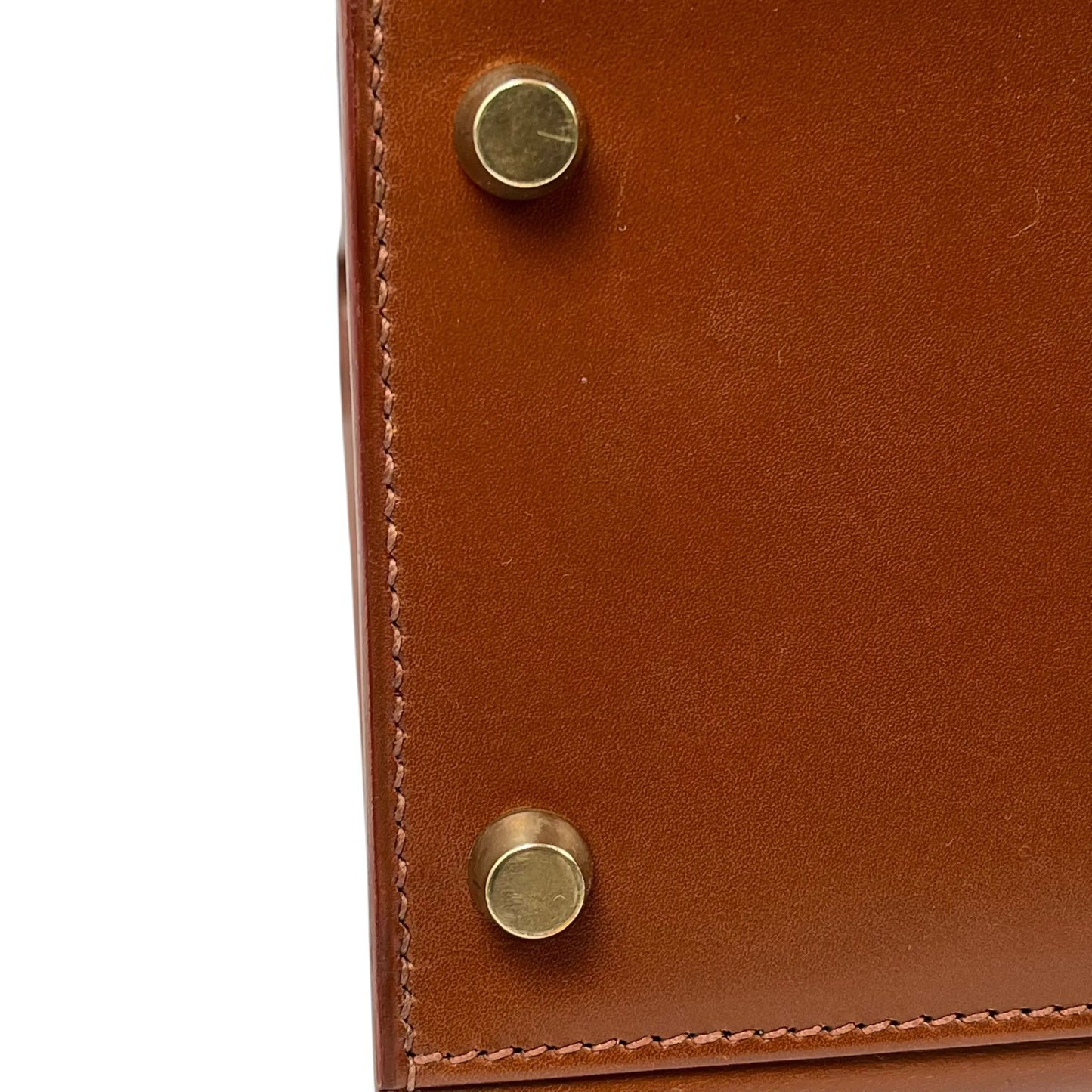 Hermès Kelly Box Calf Handbag/Shoulder Bag - Brown, E Stamp (2001) 