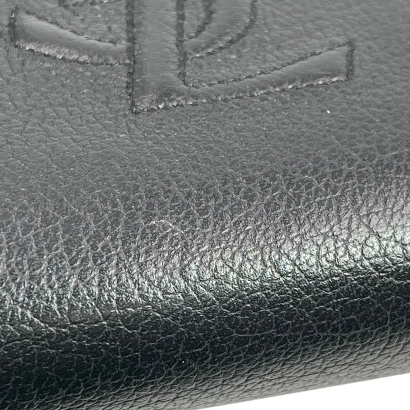 Saint Laurent ジップアラウンドウォレット レザー 二つ折り財布 コンパクトウォレット - ブラック