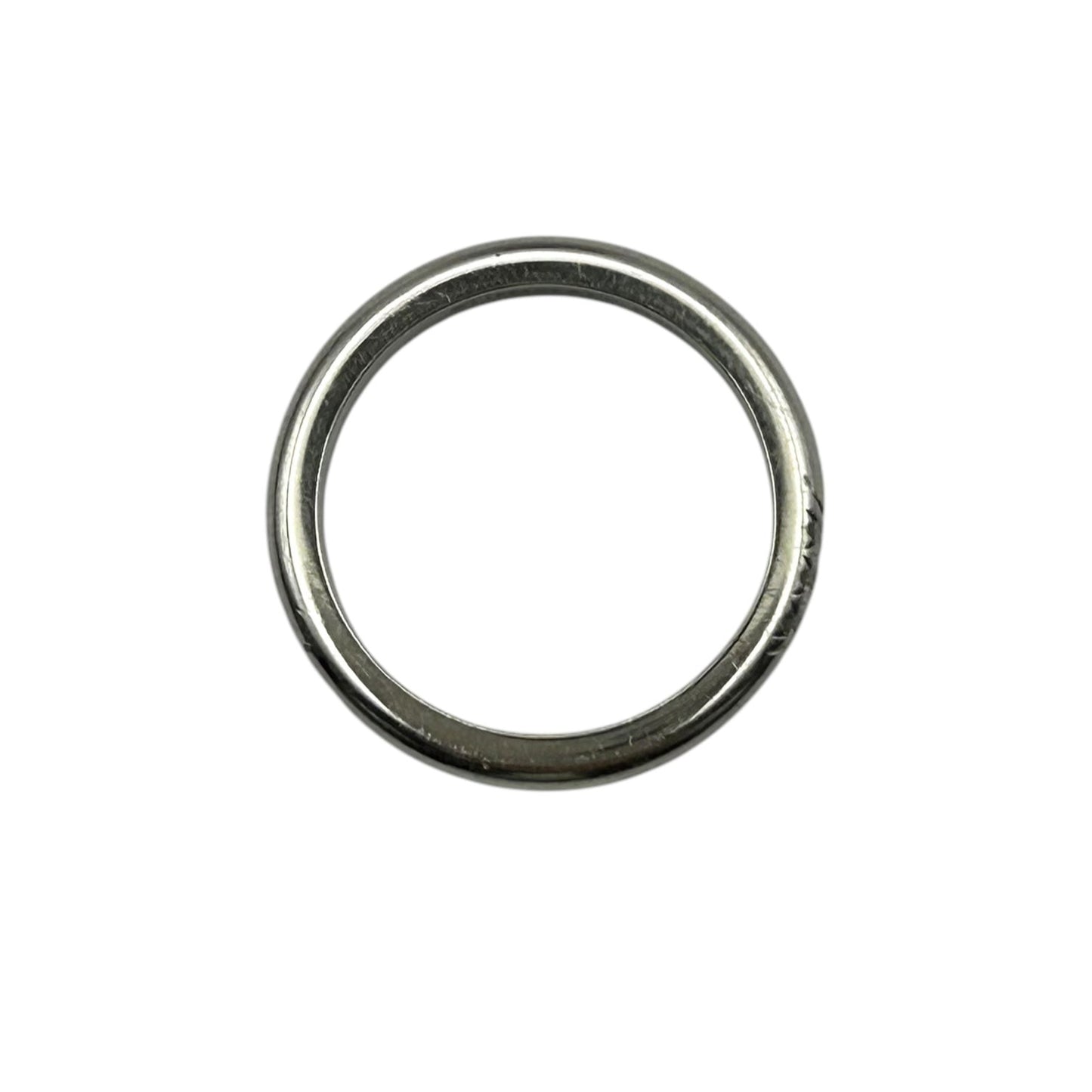 Tiffany &amp; Co Classic Band Ring with 3 Diamonds - Pt950