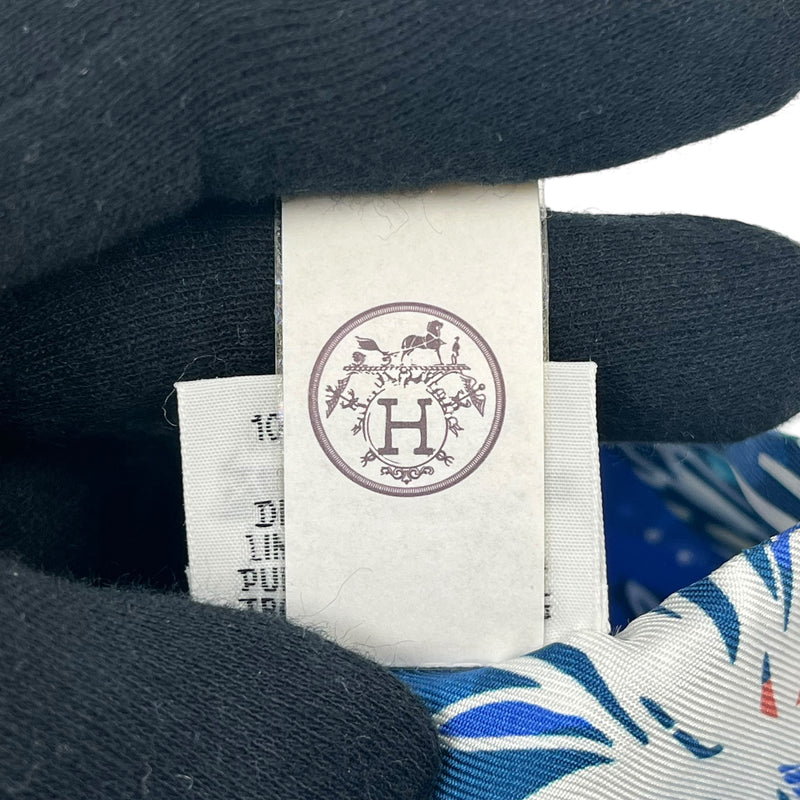 Hermès Twilly Scarf Rayeur d'Eté - Blue x Multicolor 
