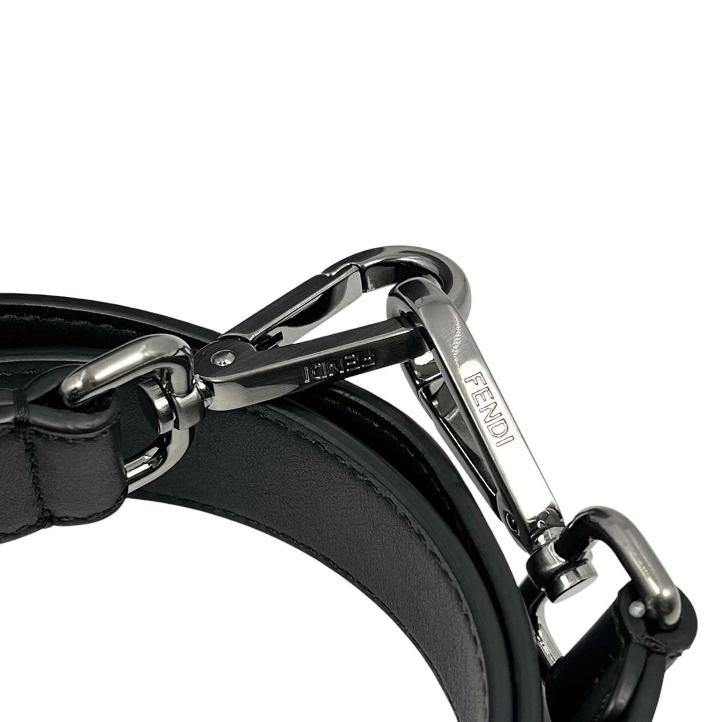 FENDI Shopping Handbag Shoulder Bag - Black 