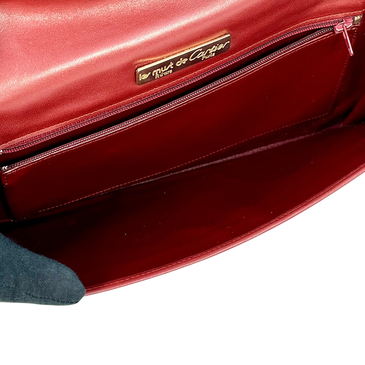 Cartier マストライン クラッチバッグ - レッド