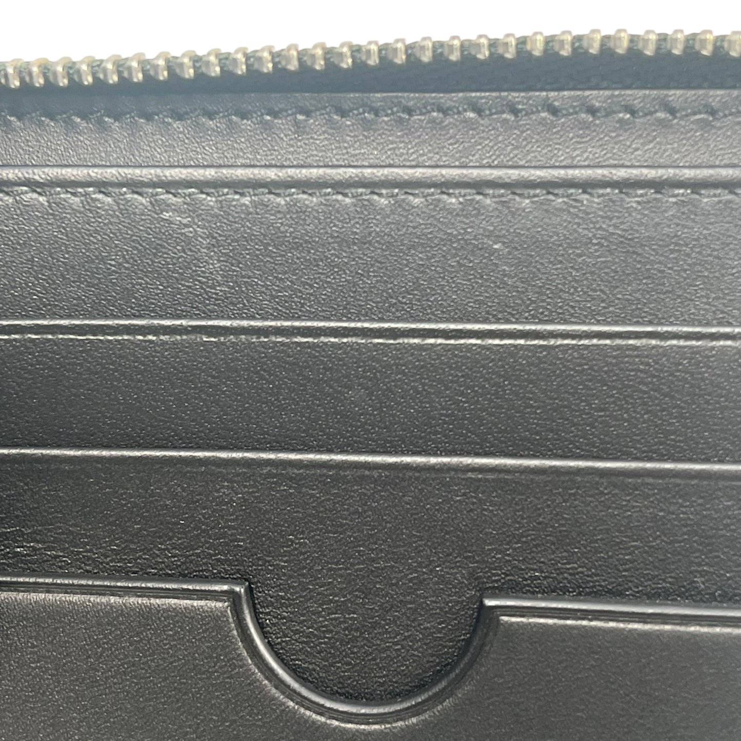 LOEWE Anagram Zippy Bi-fold Compact Wallet - Green 