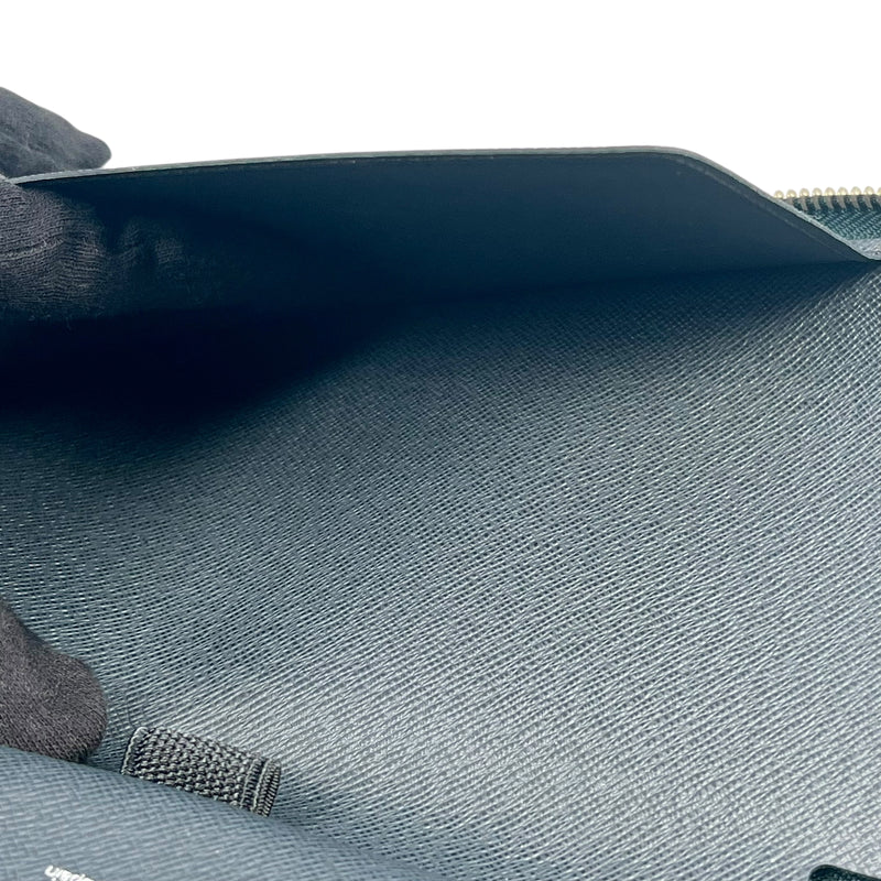Louis Vuitton Epi Zippy Organizer Long Wallet - Blue Black 