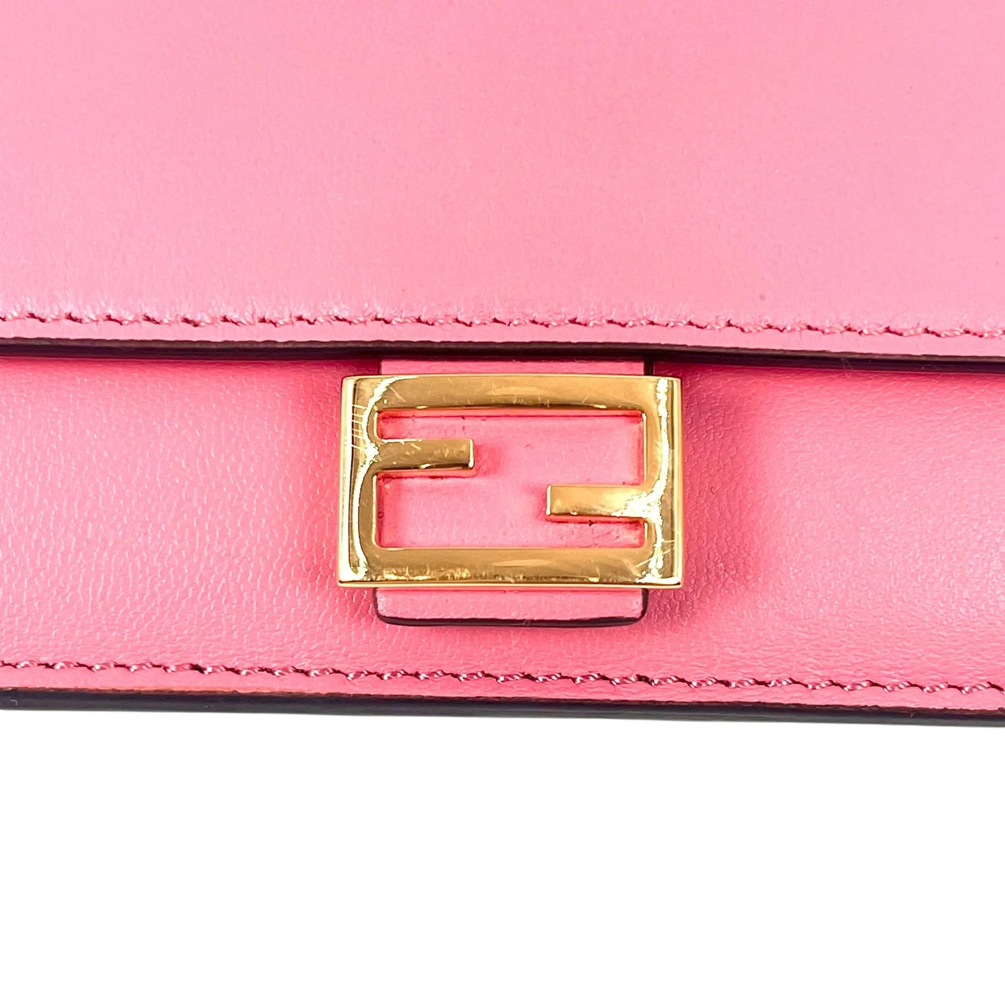 FENDI レザー カードケース コインケース - ピンク