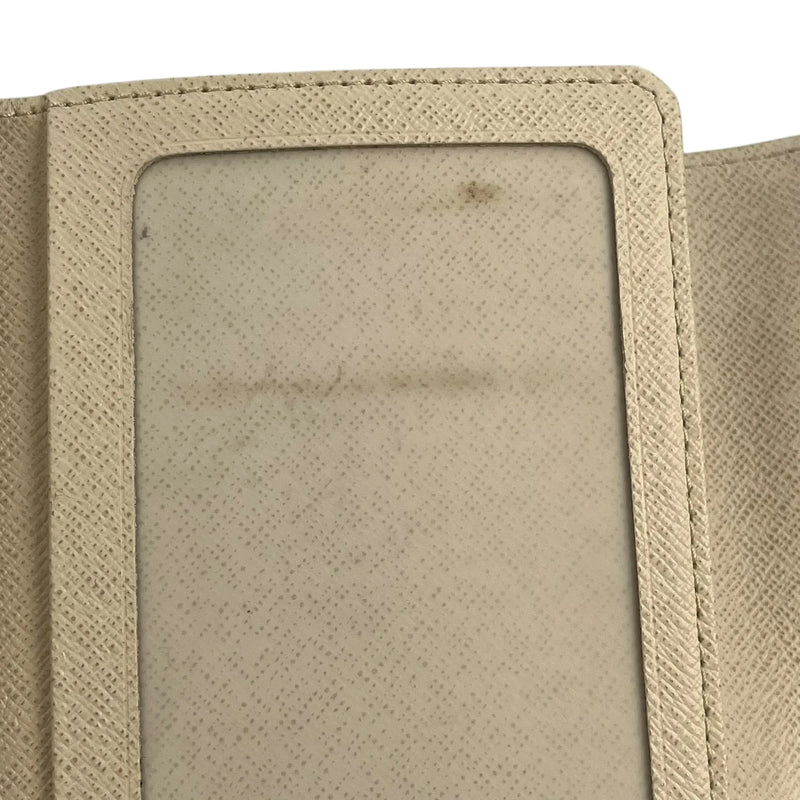 Louis Vuitton Damier Azur Portefeuille Koala Compact Wallet - White 