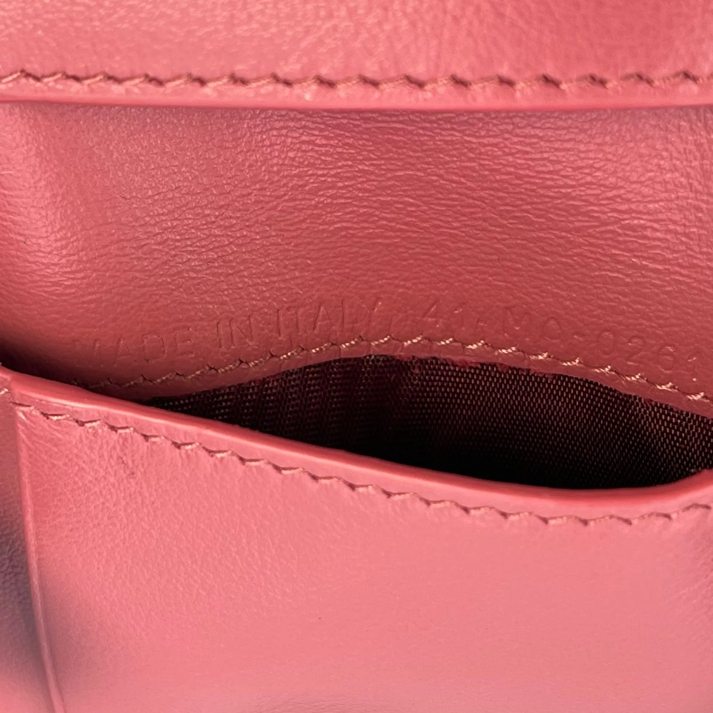 Dior Lady Dior Lotus Compact Wallet - Pink 