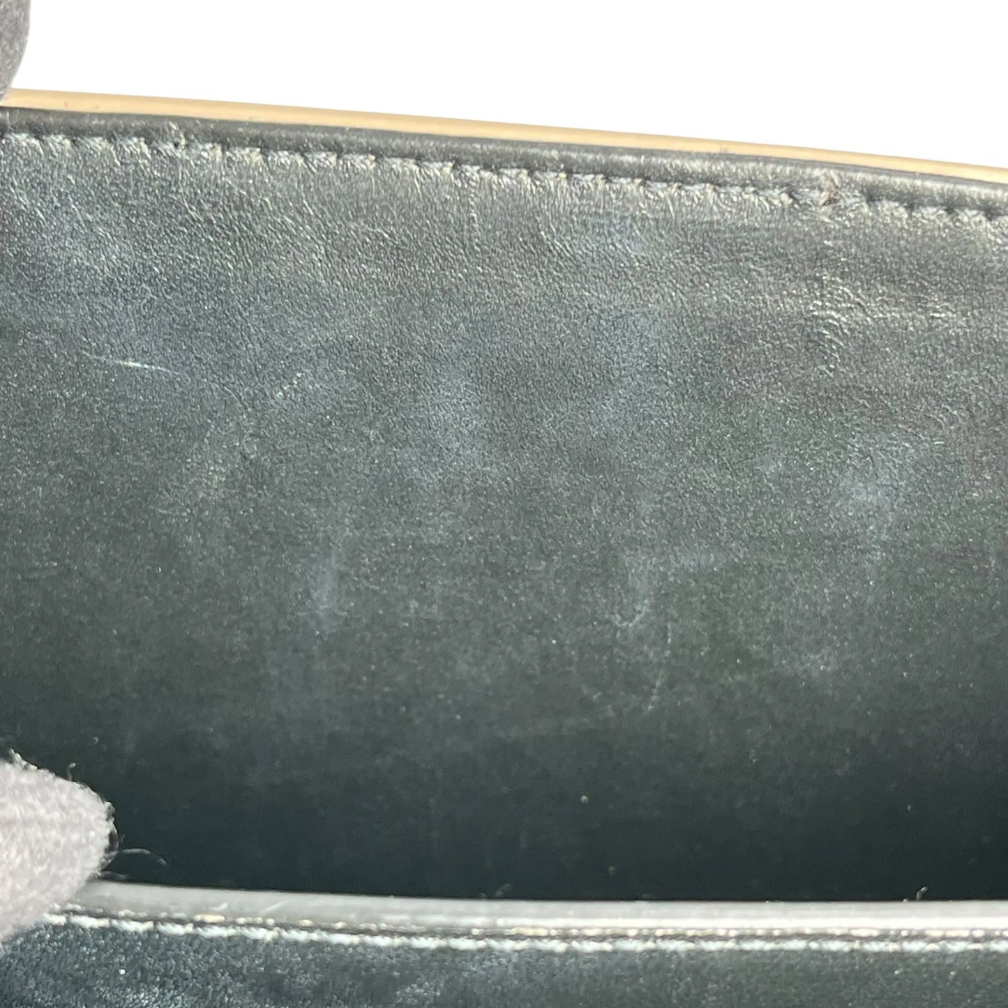 Saint Laurent Cassandra Top Handbag/Shoulder Bag - Beige 