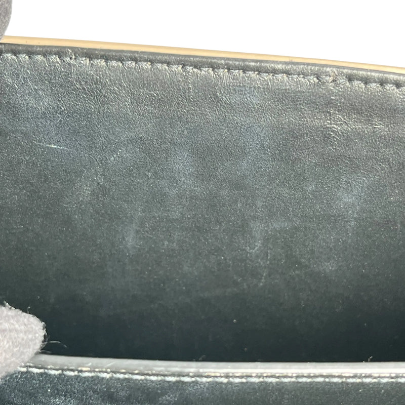 Saint Laurent Cassandra Top Handbag/Shoulder Bag - Beige 