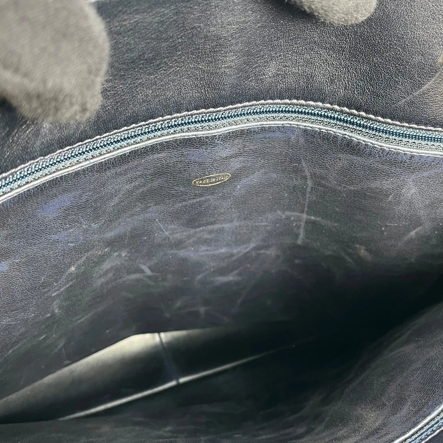 CHANEL CCロゴ ラムスキン チェーンショルダーバッグ - ブラック