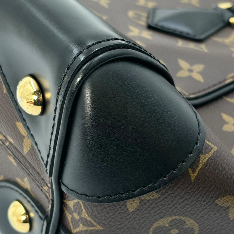 Louis Vuitton フェニックス PM モノグラム キャンバス ハンドバッグ - ブラウン × ブラック
