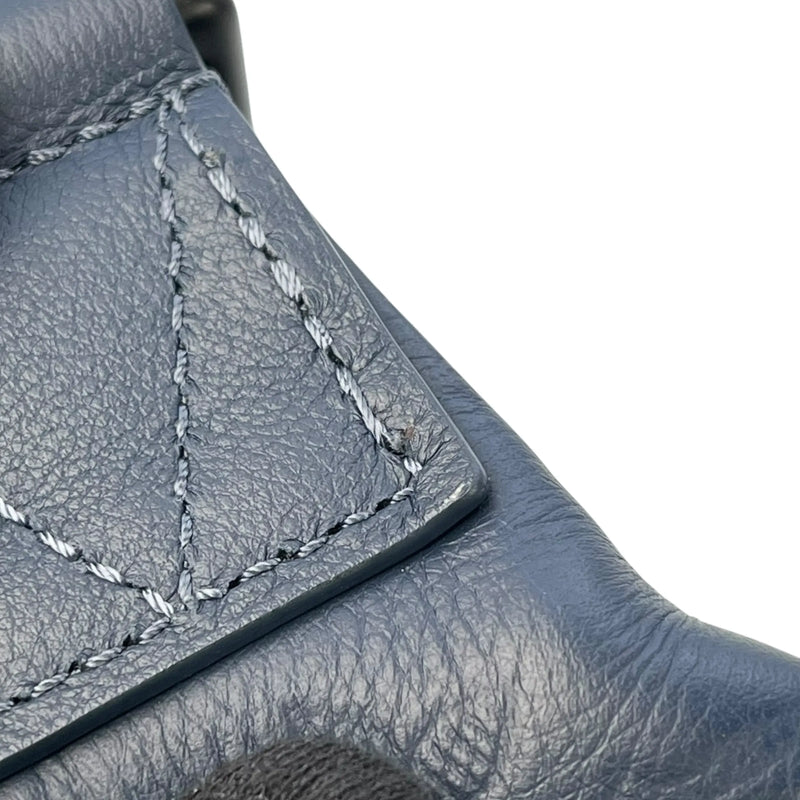 Louis Vuitton モノグラム シャドウ ディスカバリー バムバッグ ボディバッグ - ネイビー