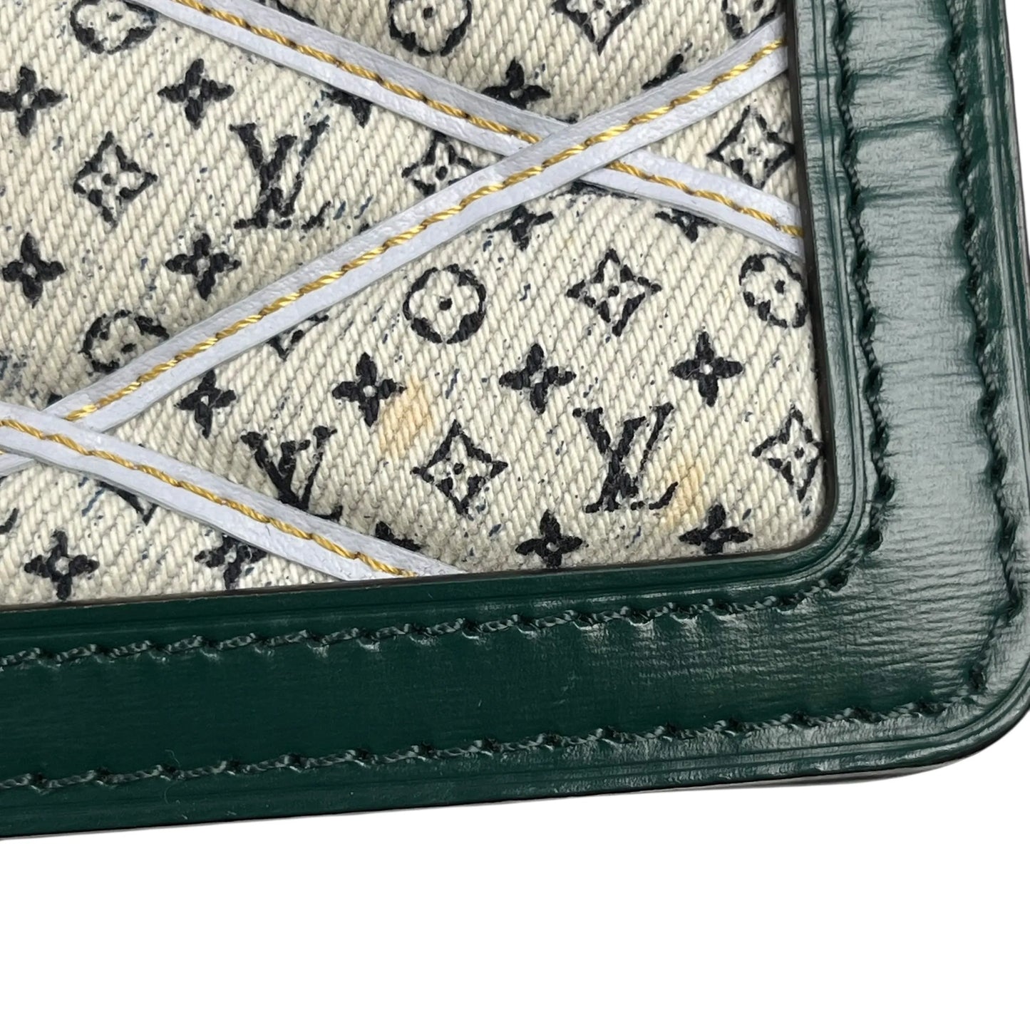 LOUIS VUITTON バムバッグ ドーフィーヌ ミニ モノグラム キャンバス ショルダーバッグ - グリーン