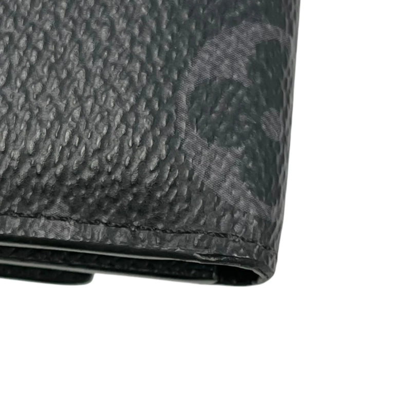 LOUIS VUITTON Monogram Eclipse Compact Wallet - Black 