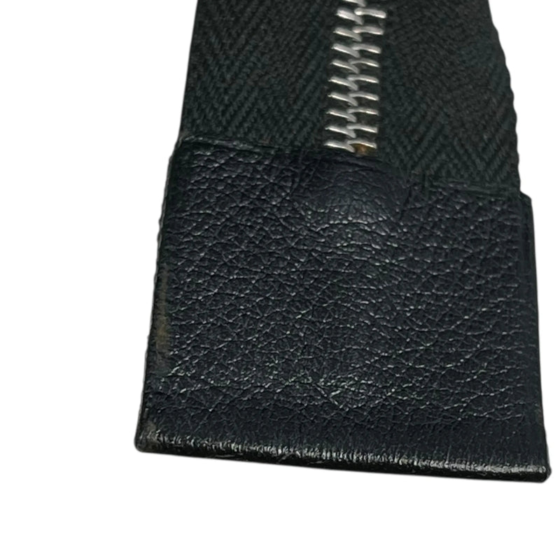 HERMES Air Line Canvas Clutch Bag - Grey 