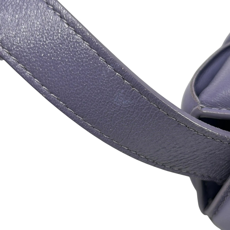 BOTTEGA VENETA Padded Cassette Bag Lambskin Shoulder Bag - Purple 