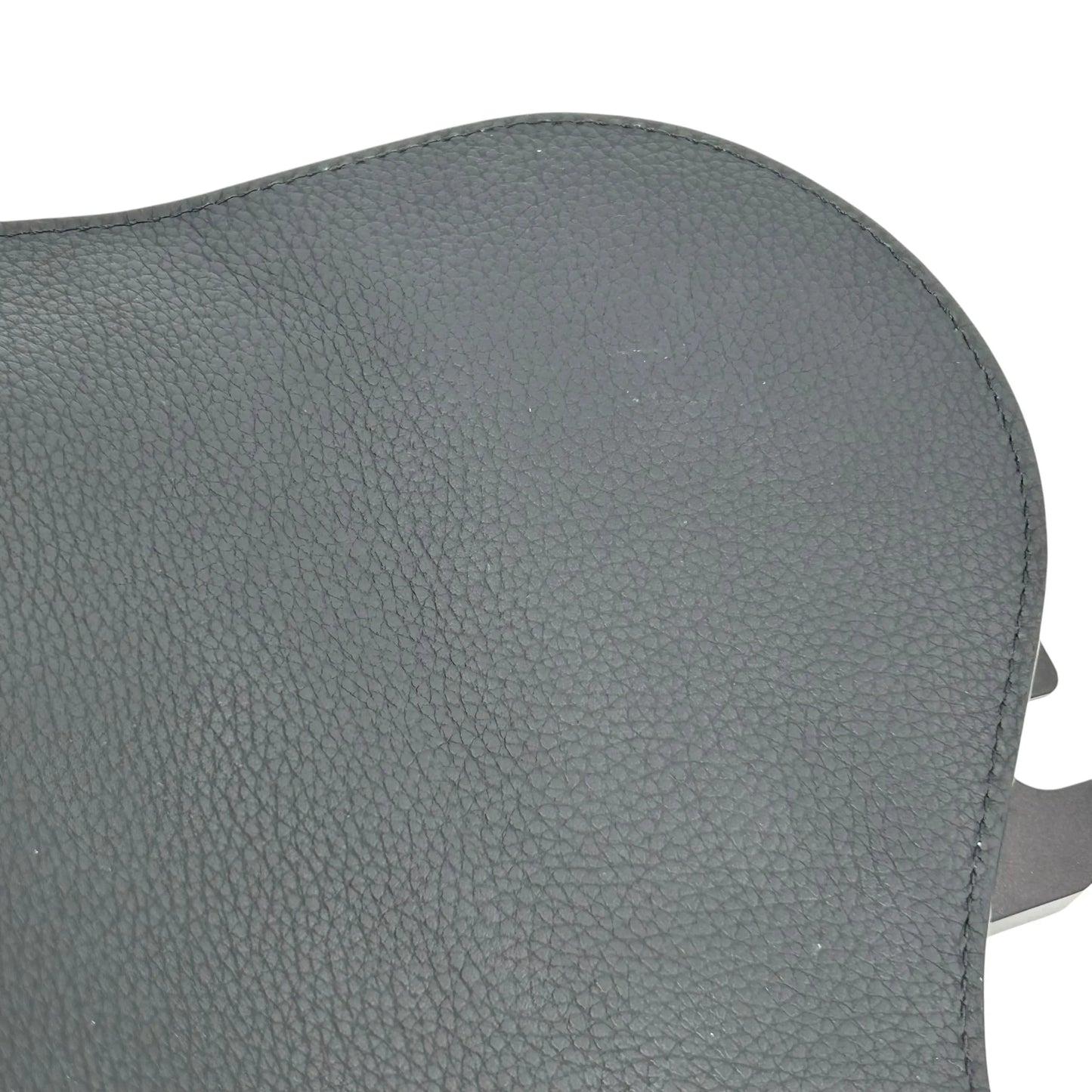 Christian Dior サドル フラップ付き メッセンジャーバッグ スモール コットン カーフスキン ショルダーバッグ - ブラック