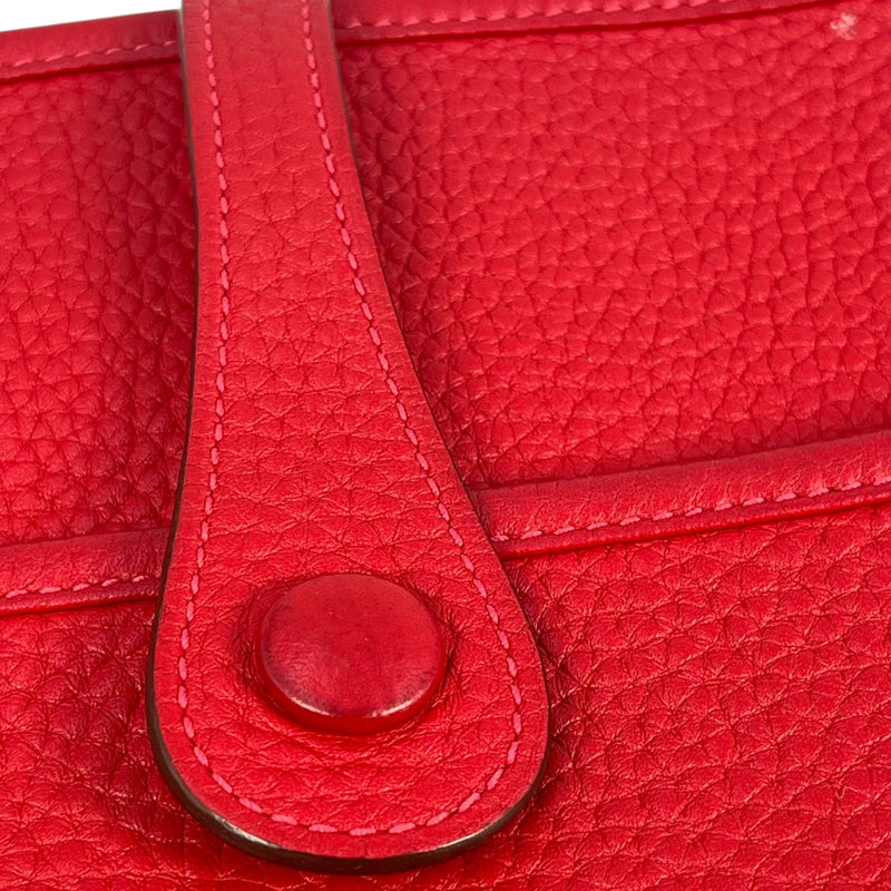 Hermès エヴリン3 PM トリヨンクレマンス T刻印（2015年製） ショルダーバッグ - レッド