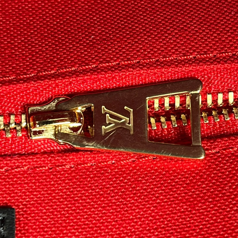 Louis Vuitton On the Go MM Monogram Giant Canvas Tote Bag - Brown