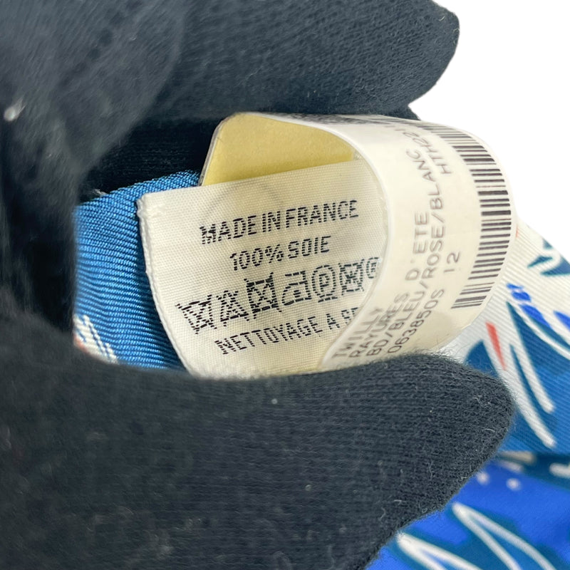 Hermès Twilly Scarf Rayeur d'Eté - Blue x Multicolor 