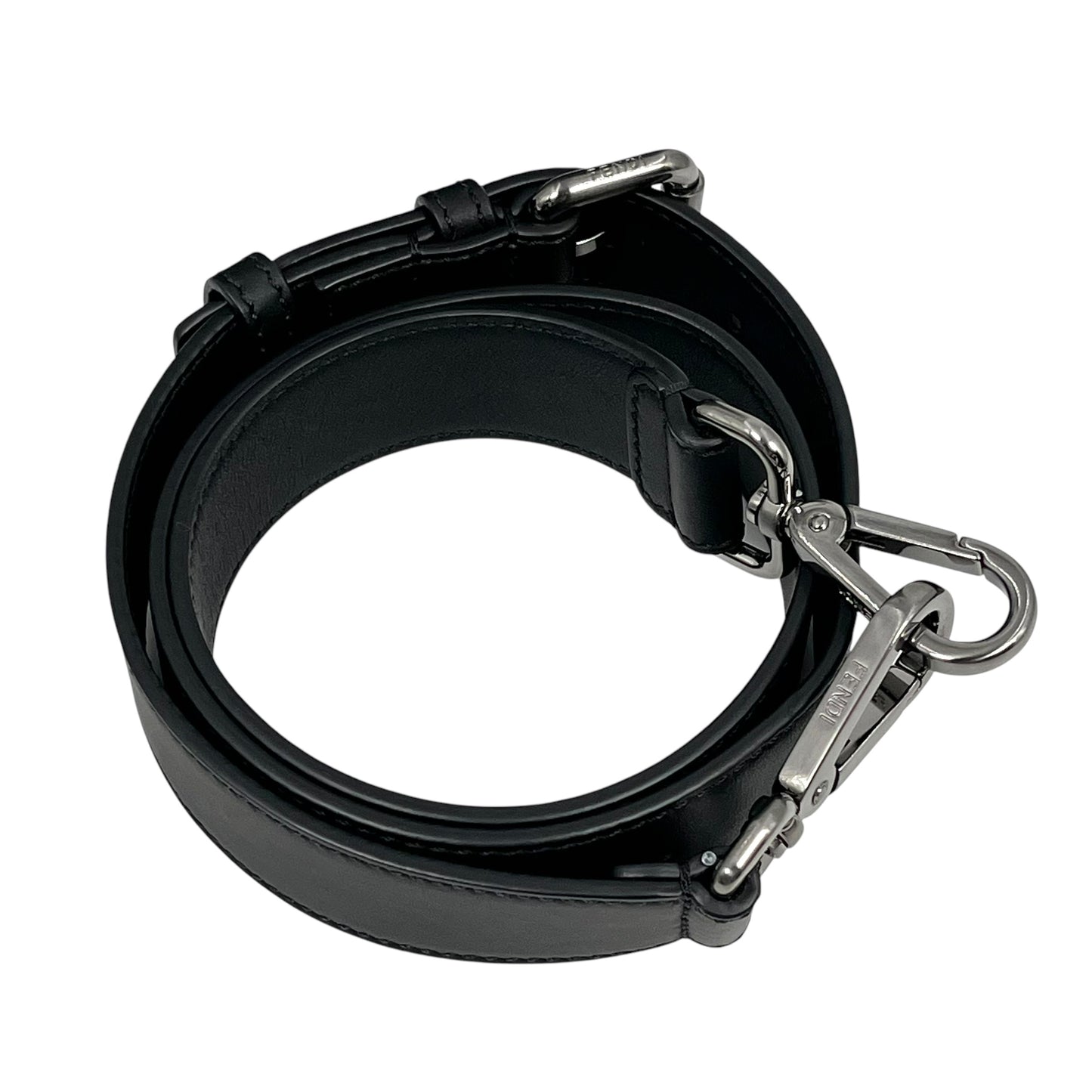 FENDI Shopping Handbag Shoulder Bag - Black 