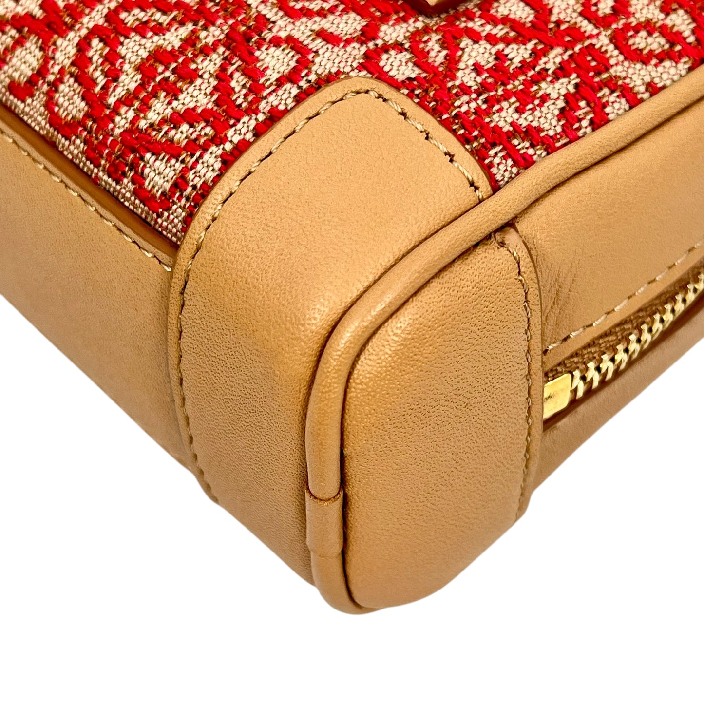 LOEWE Amazona Nano Mini Shoulder Bag - Brown and Red 