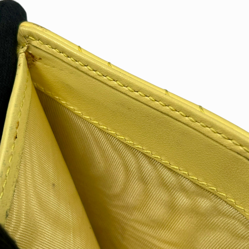 GUCCI GG Marmont Leather Bi-fold Compact Wallet - Yellow 