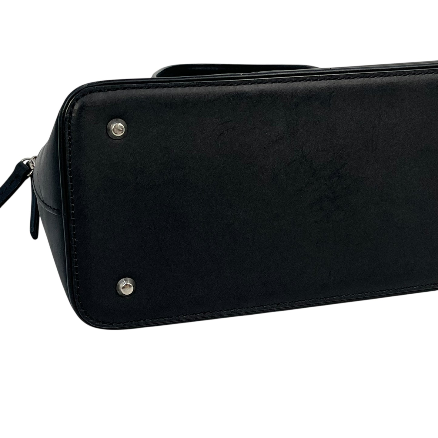 BURBERRY Leather Handbag - Black 