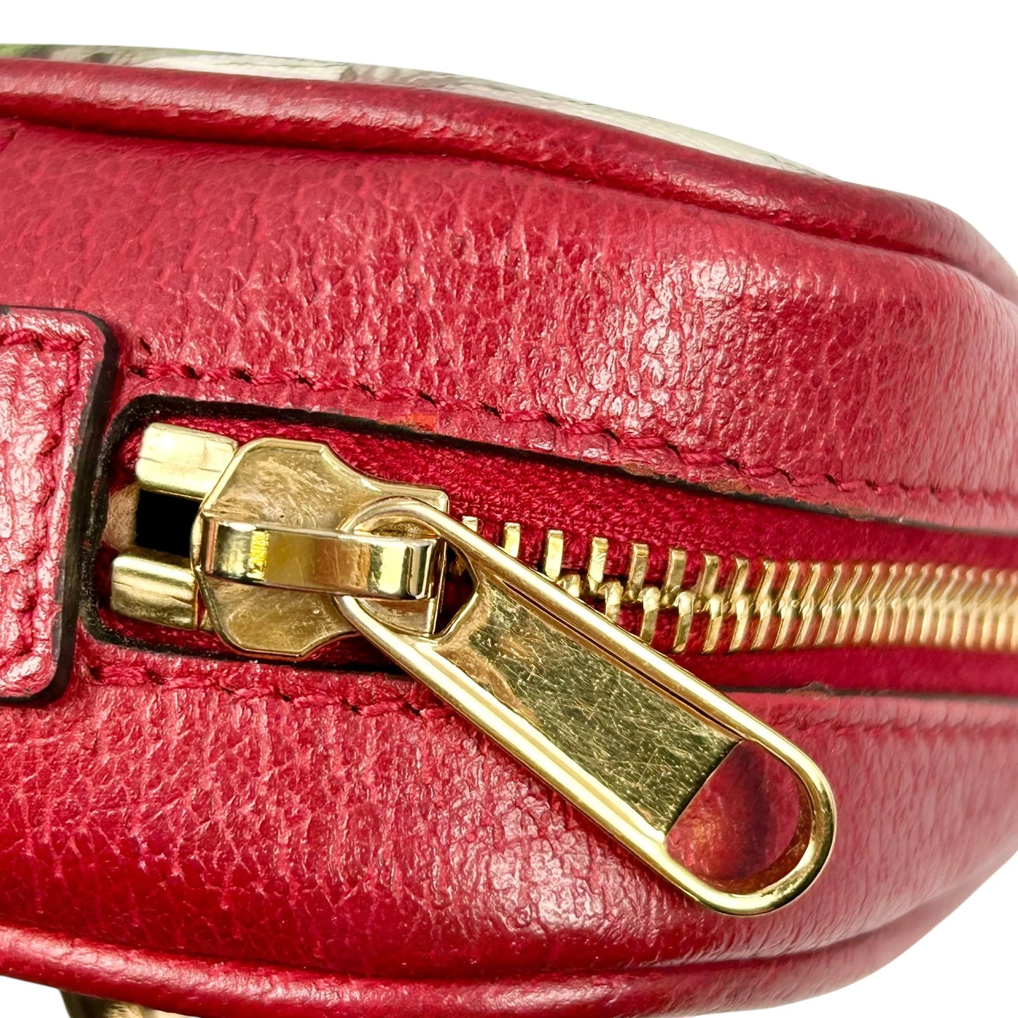 GUCCI GG Flora Ophidia Shoulder Bag - Red 
