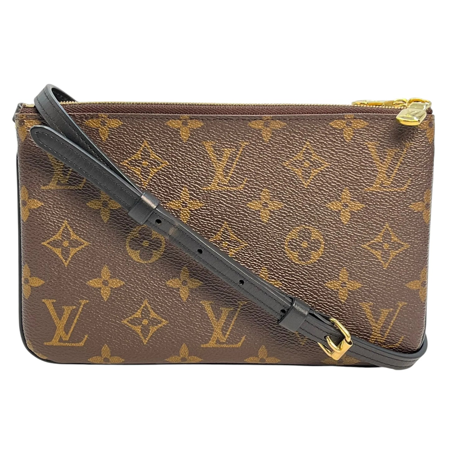 Louis Vuitton モノグラム キャンバス ポシェット アクセソワール チェーンショルダーバッグ - ブラウン × ダークブラウン