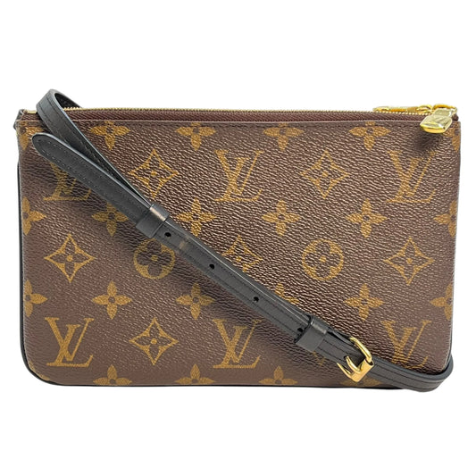 Louis Vuitton モノグラム キャンバス ポシェット アクセソワール チェーンショルダーバッグ - ブラウン × ダークブラウン