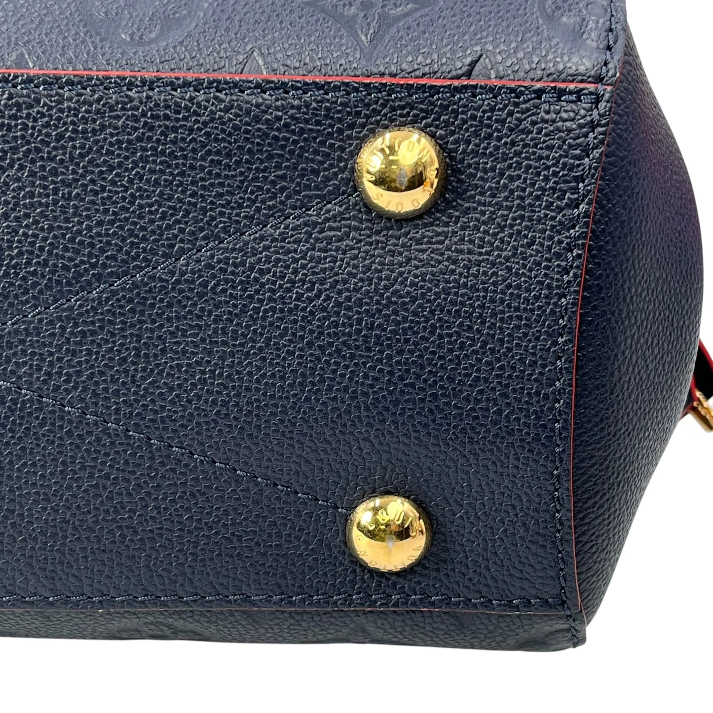 Louis Vuitton Monogram Empreinte Montaigne BB Handbag - Navy 