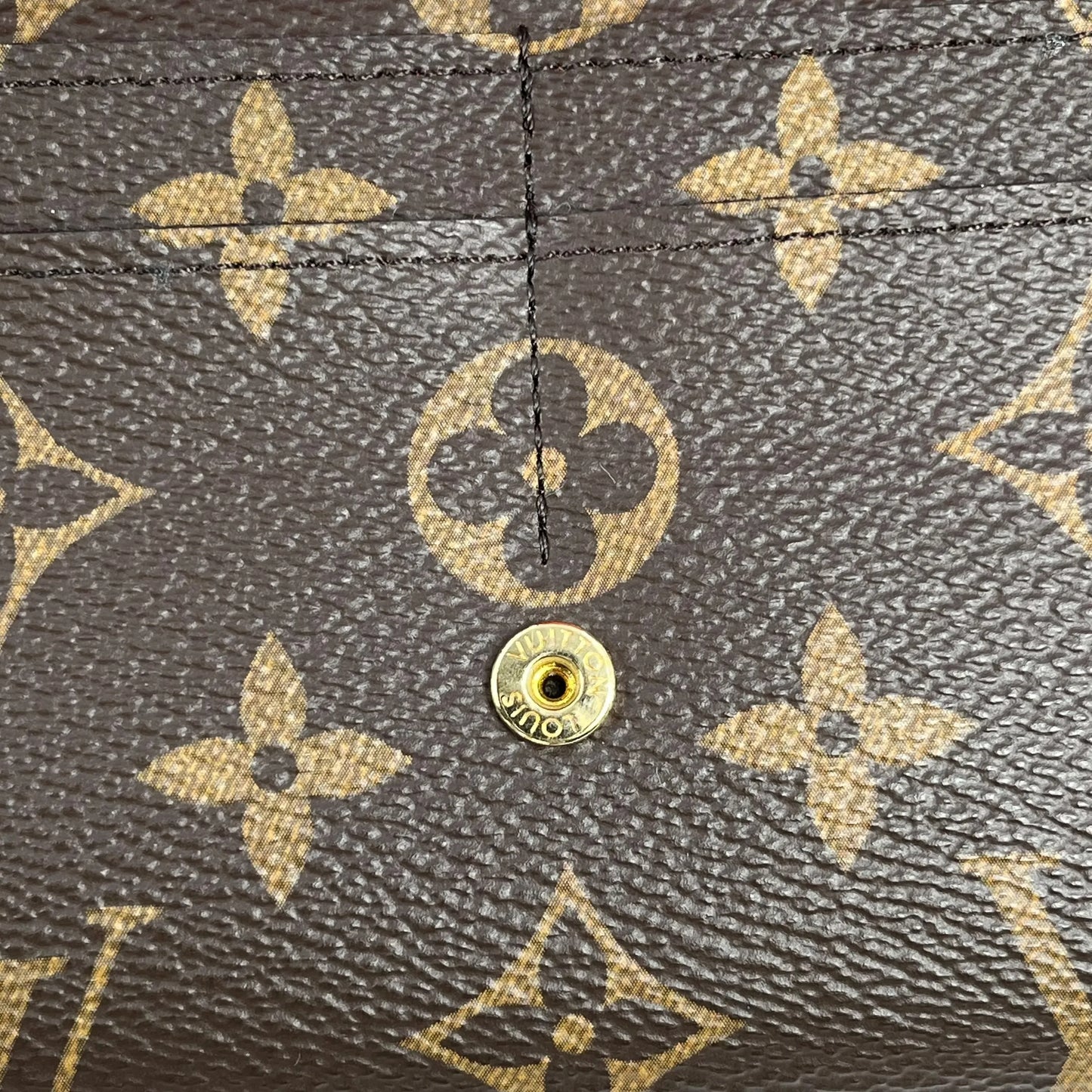 Louis Vuitton モノグラム キャンバス ポルトフォイユ サラ 長財布 ロングウォレット - ブラウン × レッド - 35056