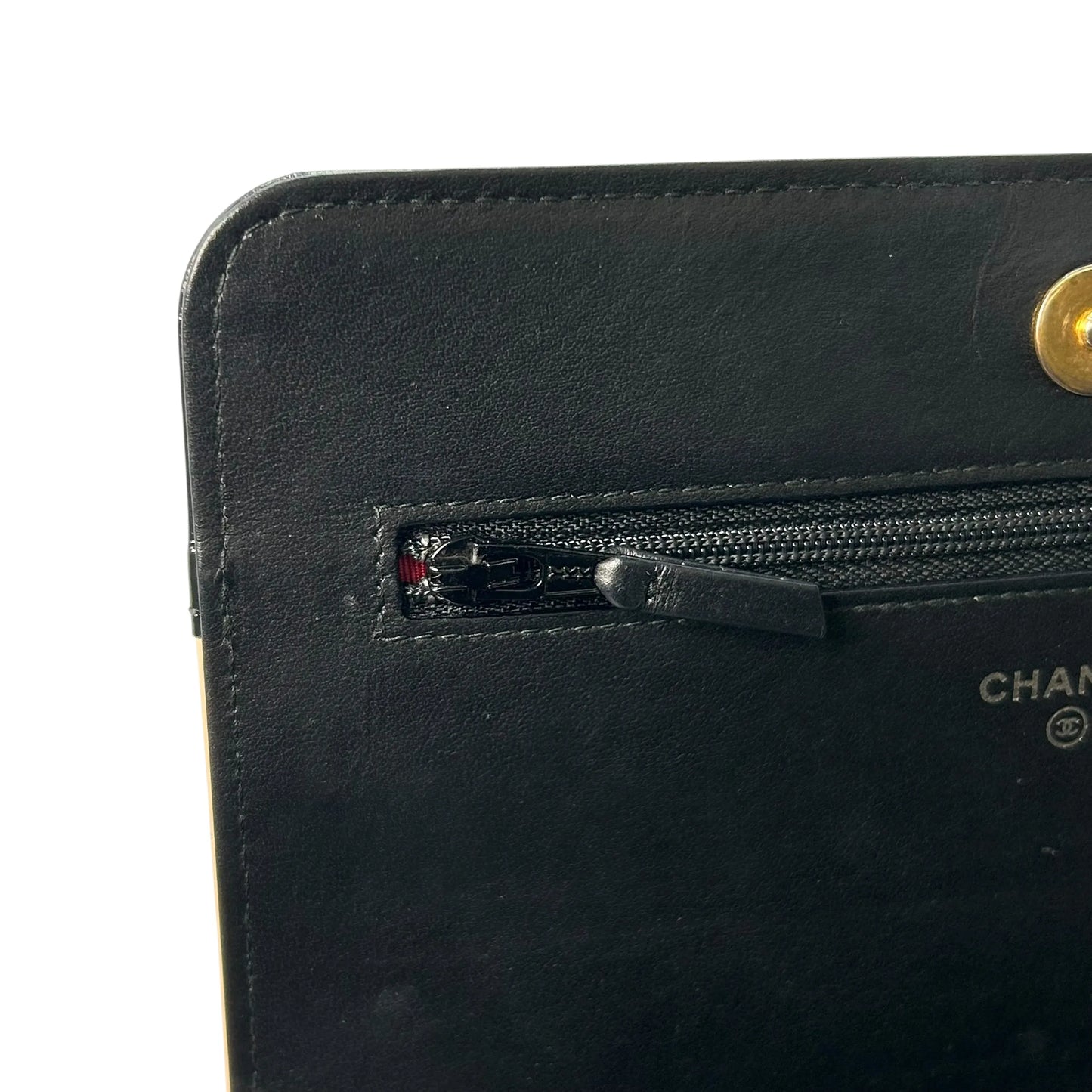 CHANEL Gabrielle de Chanel Chain Wallet - Beige x Black 