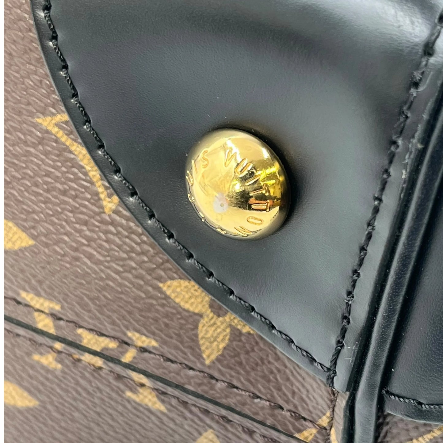 Louis Vuitton フェニックス PM モノグラム キャンバス ハンドバッグ - ブラウン × ブラック