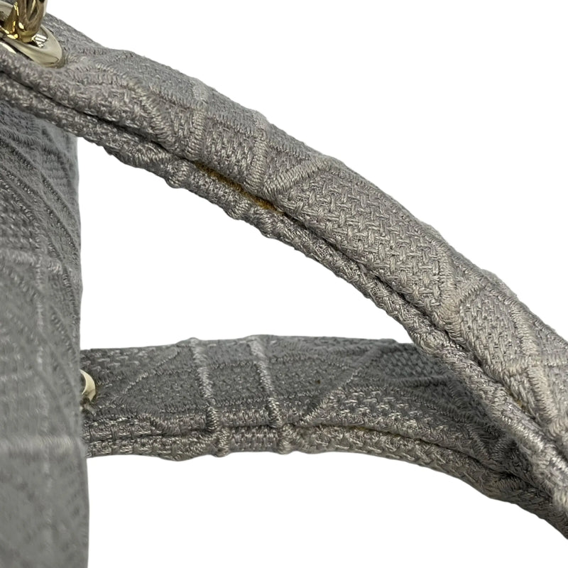 Christian Dior Lady Dior D Lite Hand Bag Shoulder Bag - Gray 