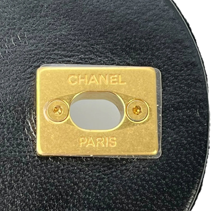 CHANEL Matelasse Boston Velvet Mini Shoulder Bag - Black 