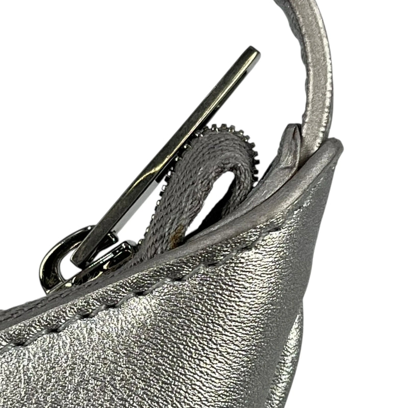 BALENCIAGA Mary Kate Leather Shoulder Bag - Silver 