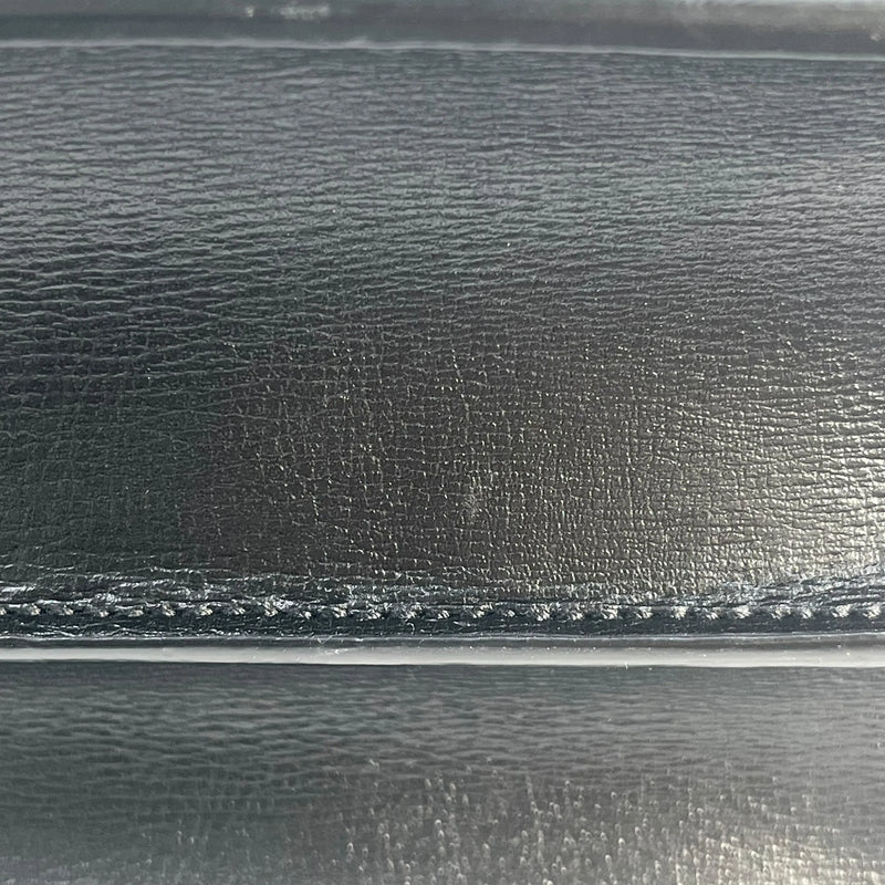 SAINT LAURENT サンセット ミディアム レザー チェーンショルダーバッグ - ブラック