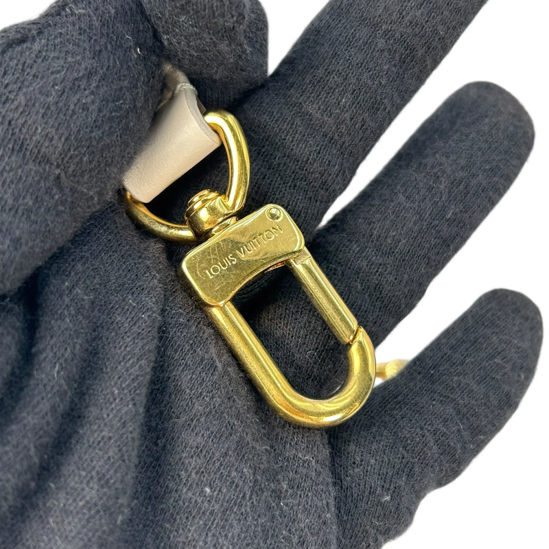 LOUIS VUITTON Nano Speedy Monogram Empreinte Handbag/Shoulder Bag - White 