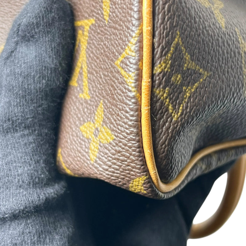 LOUIS VUITTON モノグラム ミニ スピーディ ハンドバッグ - ブラウン