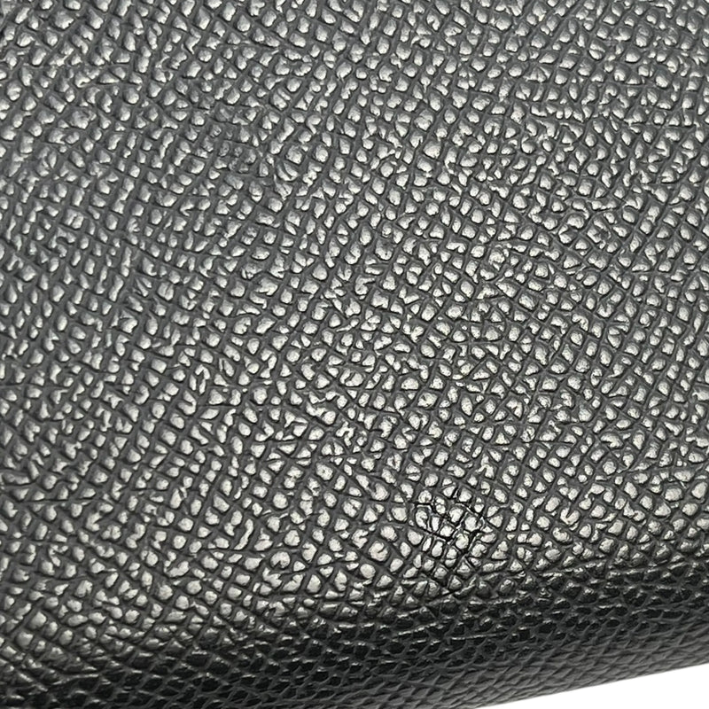 HERMES Bearn Souffle Epsom Leather Long Wallet (2014) - Black (R Stamp) 