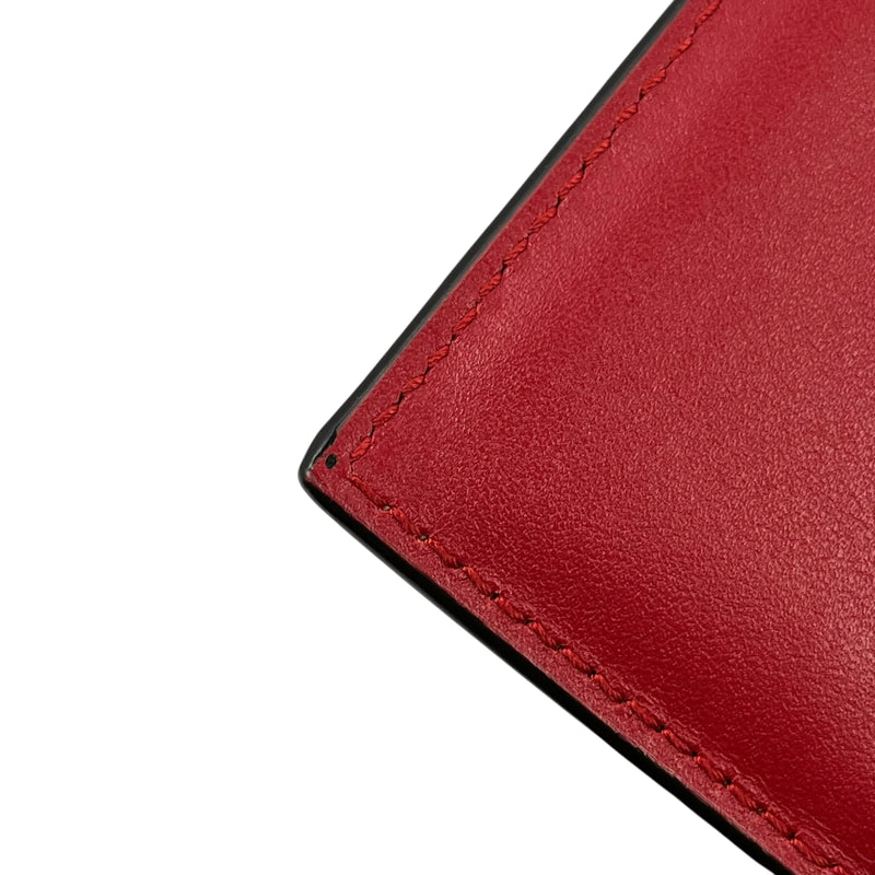 GUCCI GG Supreme Canvas Cherry Bifold Compact Wallet - Beige 