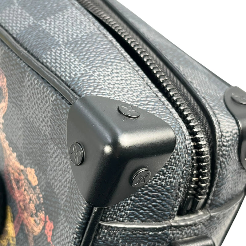 LOUIS VUITTON ミニ ソフト トランク モノグラム エクリプス ショルダーバッグ - ブラック